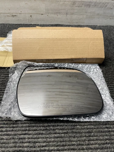 Fits 11-17 Sienna Right Pass Mirror Glass Heated w/Blind Spot Warning w/Holder