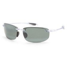 Maui Jim Men's Hookipa 64mm Clear Polarized Sunglasses MJ0407S-005