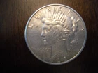 1923-S $1 Peace Dollar 90% silver- Beautiful Coin- Circulated