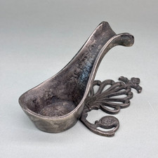 PORTA PIPA VINTAGE IN METALLO STILE LIBERTY ANNI 50 60 70