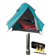 Grand Canyon Cardova 1 Tunnelzelt 1-2P wasserdicht + ABUS TL-525 500lm Lampe