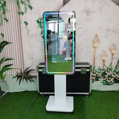 21.5'' Magic Mirror Photo Booth LCD Touch Screen Graduation Party Music Festival