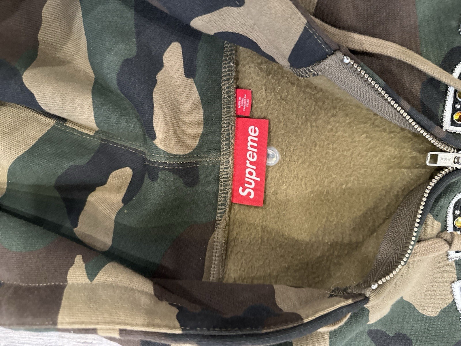 Supreme Bb Simon Hoodie Camo Size M 100% Authentic New 3