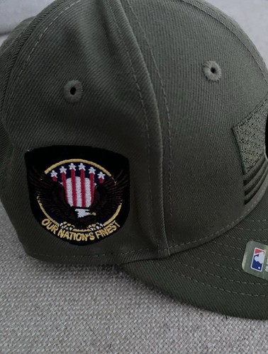 New Era Camo Chicago Cubs 2023 Armed Forces Day 9FIFTY Sz 7 1/8 Low Profile - Picture 2 of 4