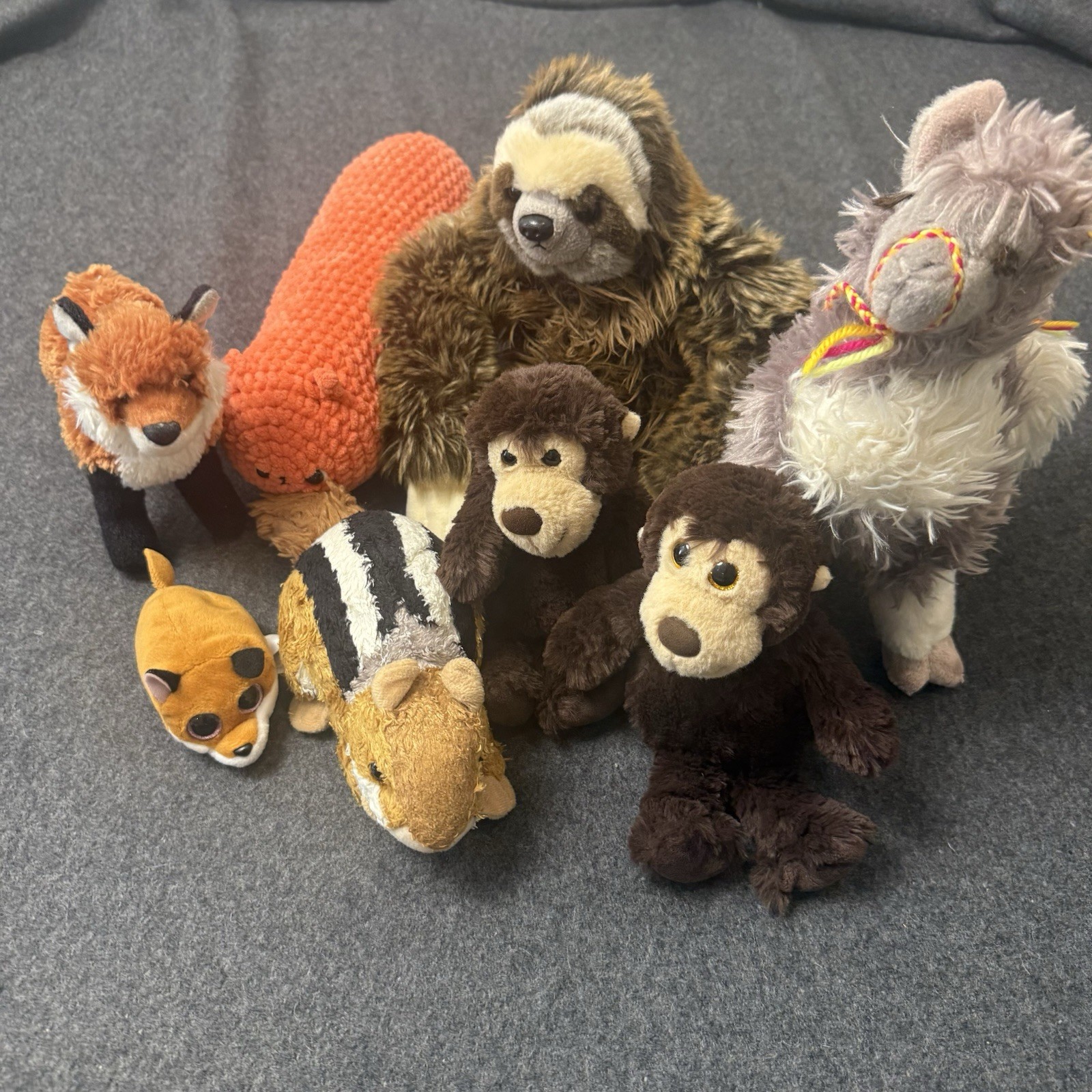 Bundle Of Stuffed Animals Plush Toys  8 Of Them