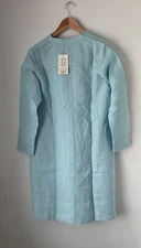NoLoGo Super Mix Coat Dress Linen Blue Glow, XS