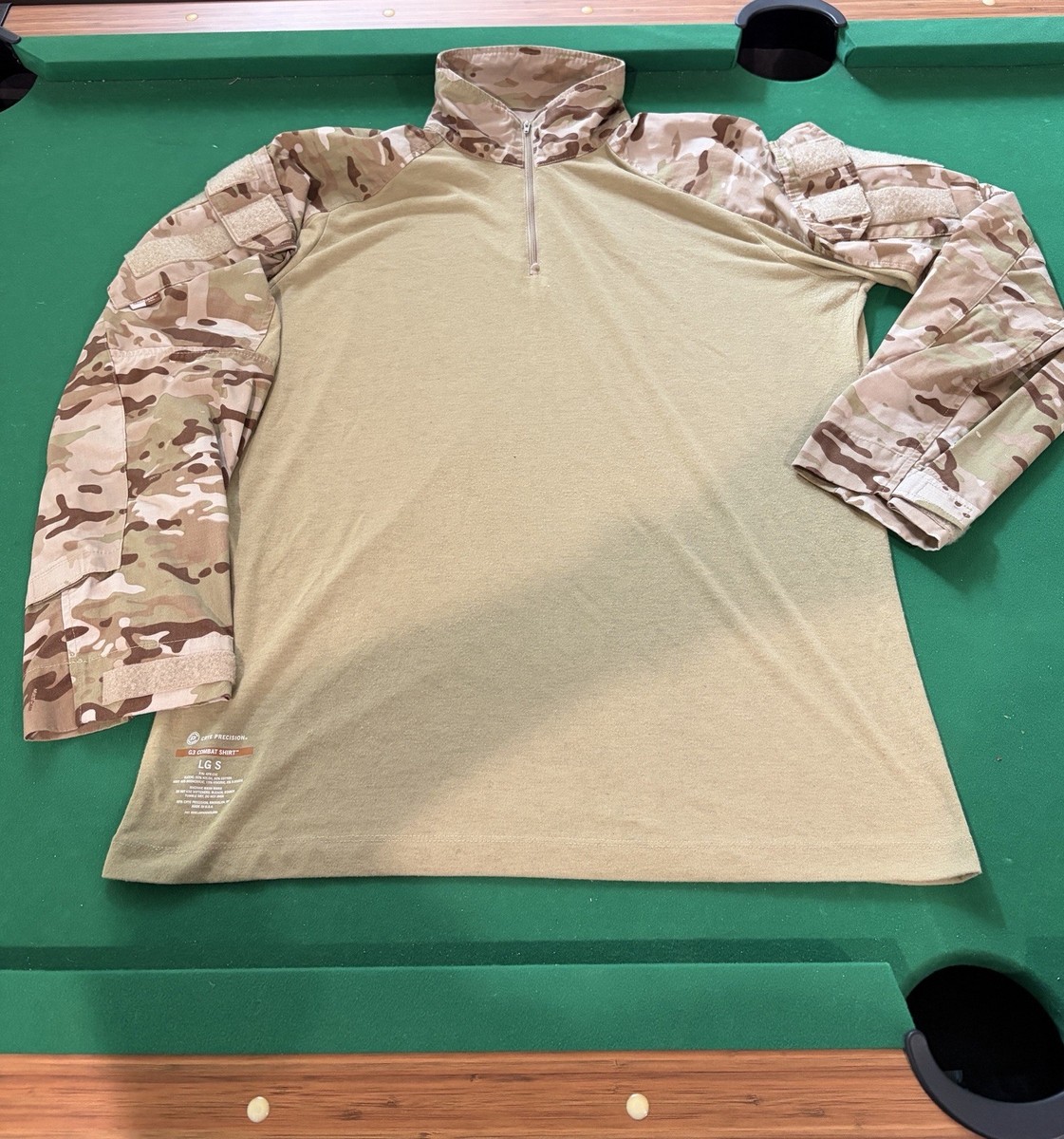 Crye Precision G3 Combat Military Shirt Large Short Multicam Camo
