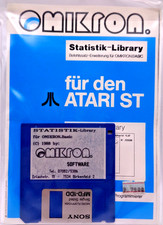 ATARI ST -- STATISTICS LIBRARY (OMICRON)