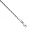 14K Weißgold 1,5-3,6 mm Box Kette Halskette 7-8 Zoll Herren Damen
