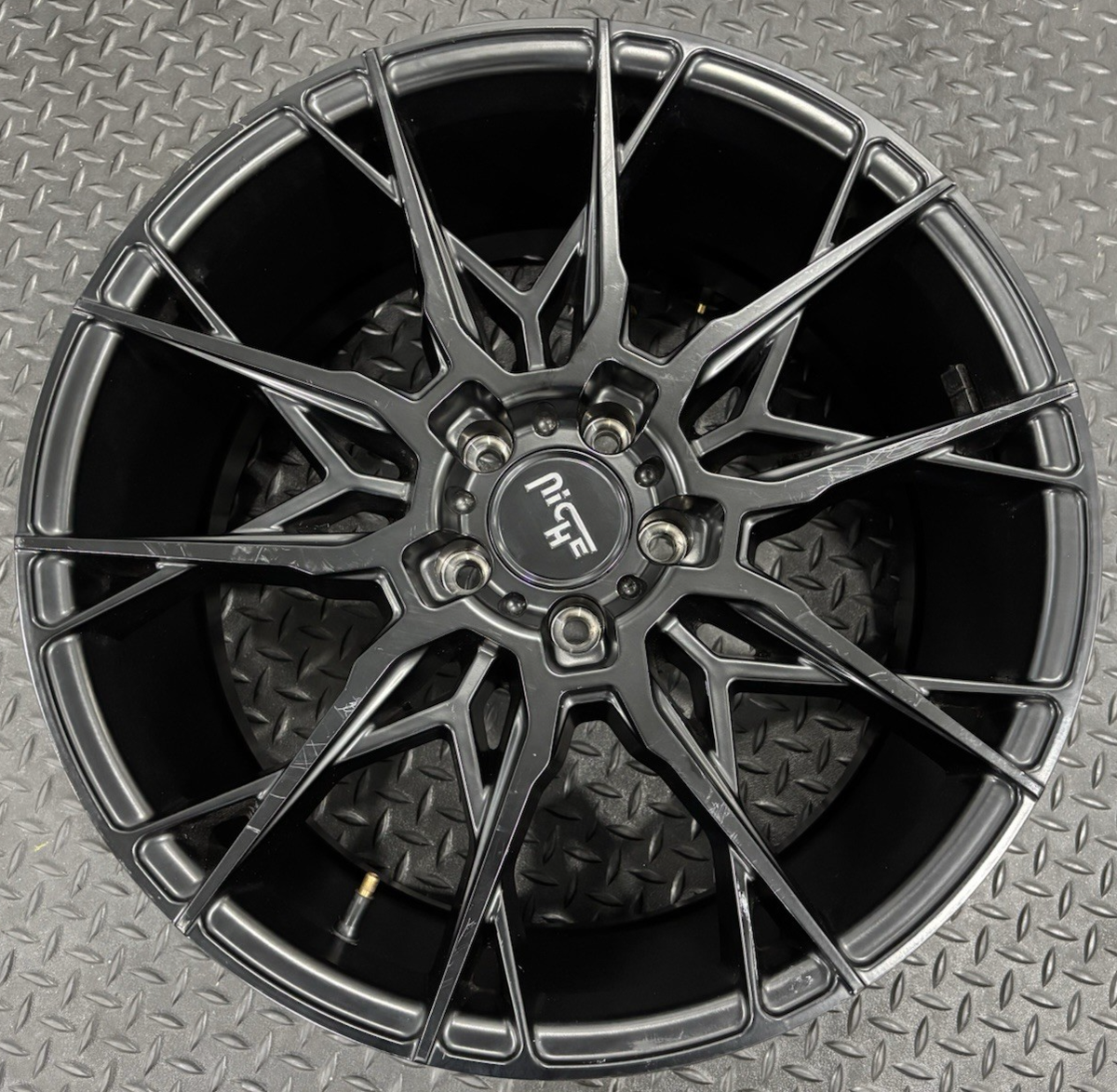 Niche M183 19x8.5 Staccato Matte Black Wheel Rim Single 5x112 42