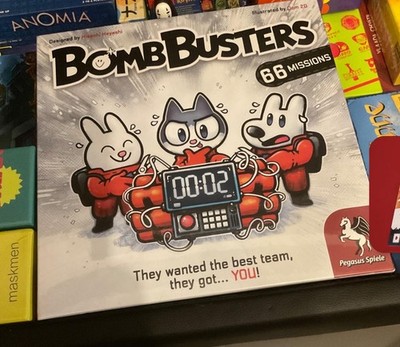 Bomb Busters - Cooperative Deduction Board Game by Pegasus Spiele (Damaged)