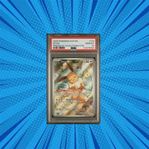 Pokemon Eevee Eevee Promo Prismatic Evolutions ETB SVP 2025 #173 English PSA 10