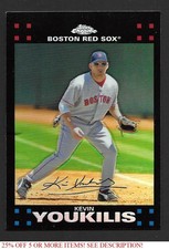 2007 Topps Chrome Refractors #202 Kevin Youkilis Boston Red Sox