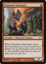 MTG ~ Flamekin Harbinger ~ Planechase ~ Near Mint ~ Uncommon