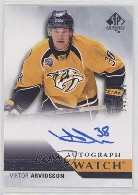 2015 SP Authentic Future Watch 545/999 Viktor Arvidsson #247 Rookie Auto RC 0lb7