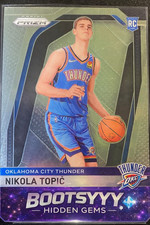 Nikola Topic 2024-25 Panini Prizm Silver Rookie Card #230 OKC Thunder