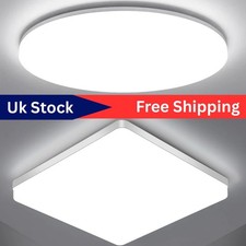 48W LED Bathroom Ceiling Light IP54 Waterproof 6000K Cool White 4230LM