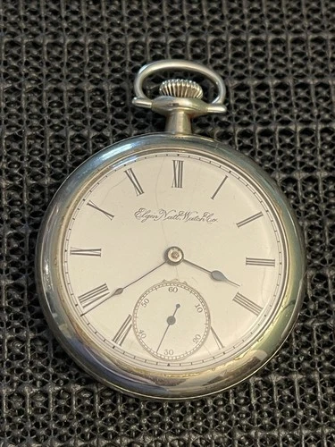 1894 Elgin National Pocket Watch Grade 44 Model 5 18s 15j Keystone Case Runs