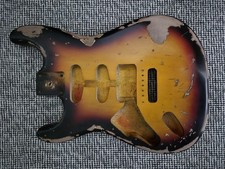 Vintage Stratocaster Heavy Relic Left Handed Electric Guitar Body