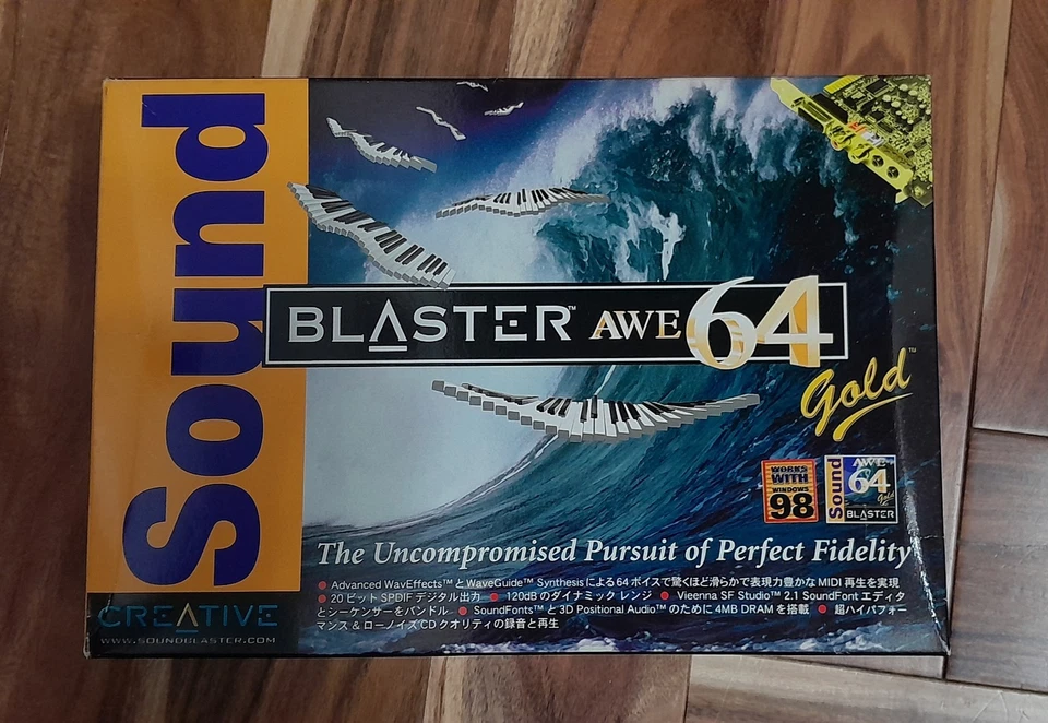 Sound Blaster AWE64 GOLD CT4540 - sehr gepflegt - mit Box
