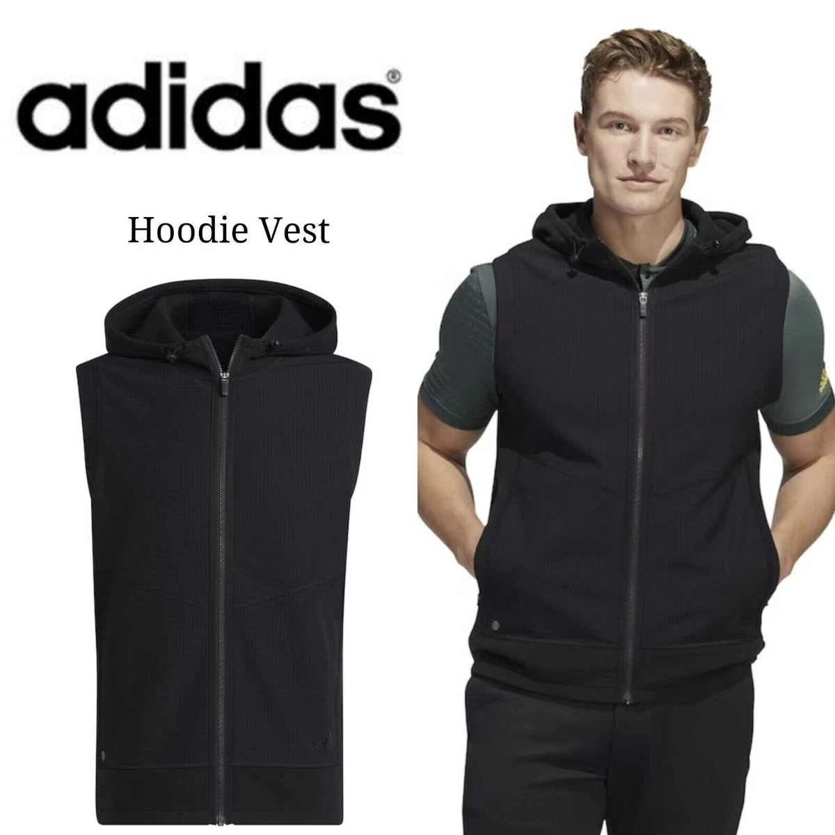 Adidas hoodie hotsell vest