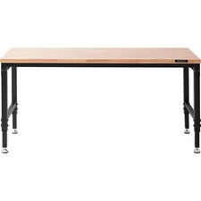 72" L X 25" W Adjustable Workbench with Universal Wheels 3000 LBS Load Capacity