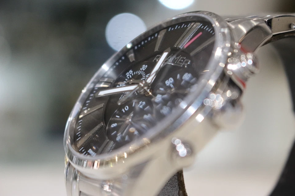 Reloj Roamer Superior ChronoQuartz Acero Inoxidable 508837 - Negro 44 mm 41 55 50 Foto 4 de 4