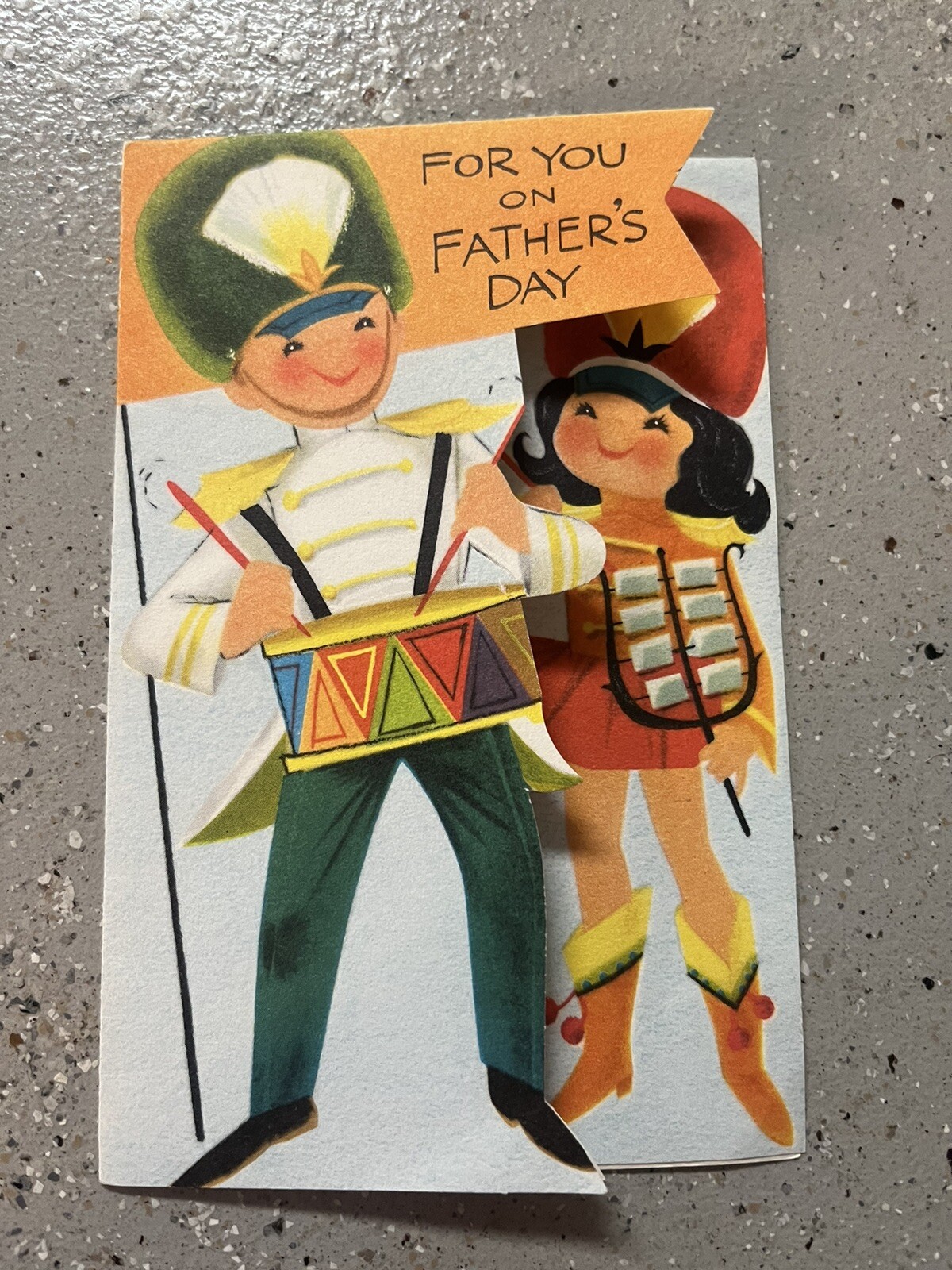 VTG Paper “For You On Father’s Day” Card American Greetings Corp