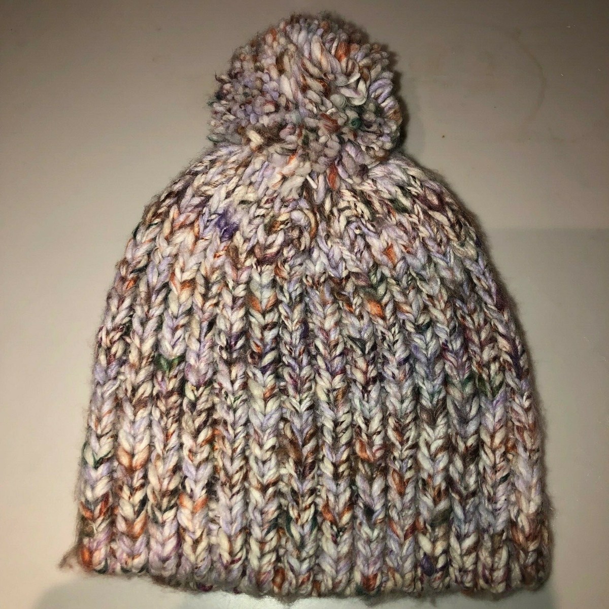 Madewell Chunky Pom-Pom Beanie One Size Multicolor EUC | eBay display picture 3
