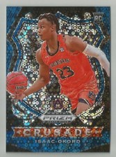 ISAAC OKORO 2020-21 PANINI PRIZM DRAFT CRUSADE DISCO FAST BREAK RC  #84 069/175