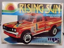 MPC Rising Sun Datsun Custom Mini Pickup Model Kit 1980 SEALED ORIGINAL BOX 1/25