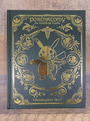 Pokenatomy Unofficial Pokemon Anatomy Guide Book Leather Hardcover