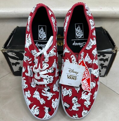 Men's Size 11 - Vans X Disney - Red Dalmatian - Authentic - Rare Sold Out Shoes