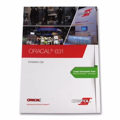 Farbkarte Oracal Plotterfolie 631 Farbfächer ORAFOL Alle Farben Matt Folie