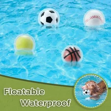 Tikaton Durable Dog Toy Balls Puppy Toys for Training Interactive Games 4 PCS