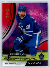 John Tavares 2021  Upper Deck Synergy Exceptional Stars SN499 #ES-TA Toronto