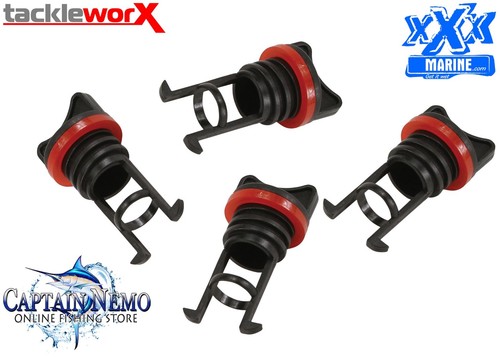 XXX MARINE BOAT DRAIN BUNGS WITH WASHERS QTY: 4 REPLACEMENT BUNGS PLUGS TBB050 - Picture 1 of 3