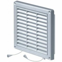 Weiß BelüFtung Grille 165Mm X 165Mm Mit RollläDen Fliegengitter Fassung Rahmen