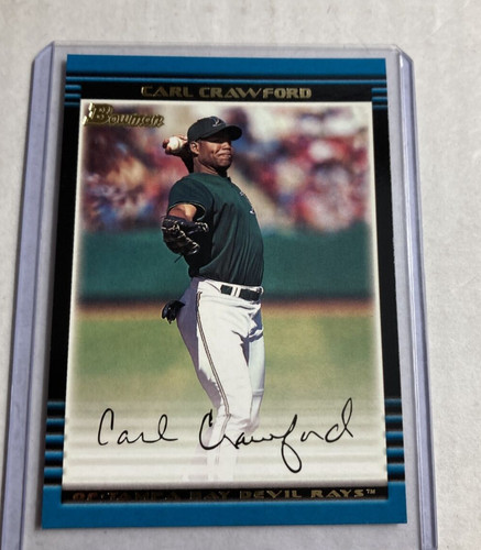 2002 Bowman Carl Crawford #280 card