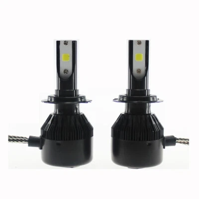 C6S H1 LED Car Headlight Bulbs Kit 60W 6400LM White 6500K SMD COB Hi/Lo Bulbs - Image 1 of 4