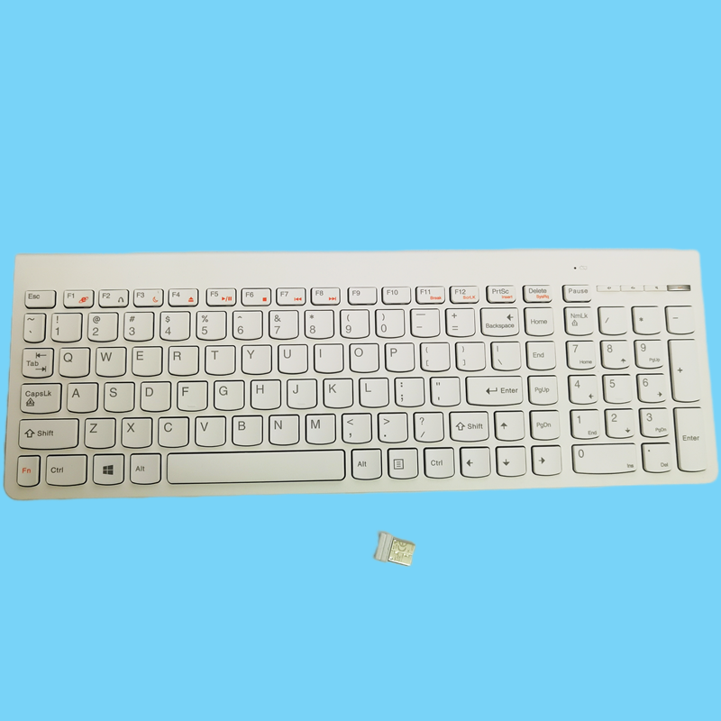 US layout white wireless keyboard for lenovo SK8861 eBay