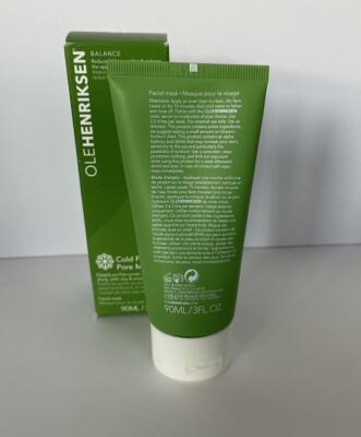 Ole Henriksen Cold Plunge Pore Refining Mask 3oz Facial Skincare Treatment