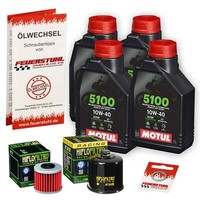 Honda Forza 750 (RH11) 21-23, Motul 10W40 Ester ÖL + Hiflo Racing ÖLfilter Set