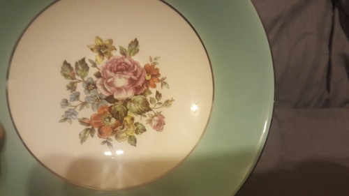 Danube By Cunningham & Pickett Hand Decorated Fruit Dessert Bowl 5 3/8". - Picture 2 of 7