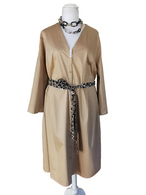  MARINA RINALDI  Dress in COTTON  PLUS size MR 33_ Usa W24_ It62_De54_Fr58_Uk28