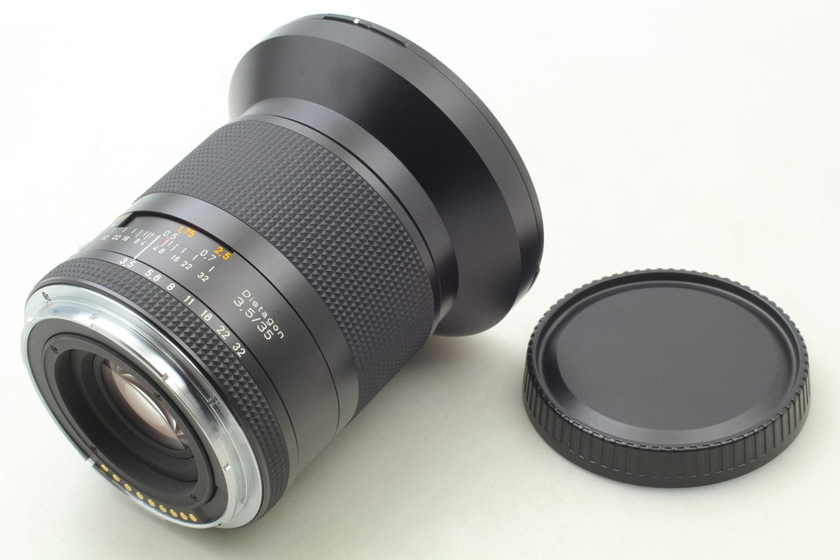 MINT w/ Hood] Contax 645 Carl Zeiss Distagon T* 35mm f/3.5 Lens