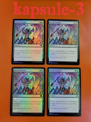 4x Break Asunder | FOIL | Dominaria Remastered | MTG Magic Cards
