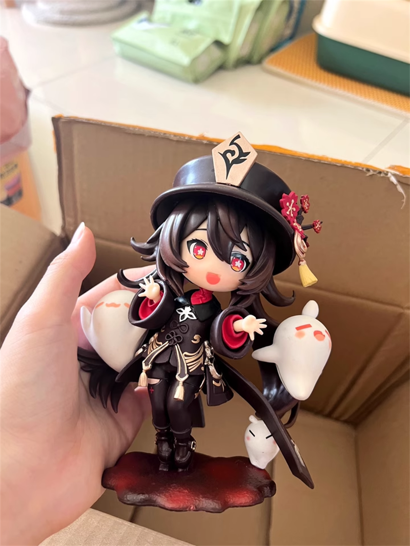 REOZIGN Genshin Impact Anime Figura Hu Tao, 25 Cm Hu Tao Genshin Impact PVC Anime Estatua Merch Creativa Figura Cosplay Adornos Juguetes Regalo Para Los Fans Del Juego De Impacto Genshin