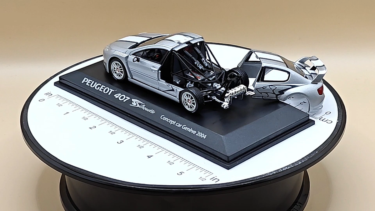 NOREV 1/43 PEUGEOT Coupe 407 ノレブ プジョー クーペ シルバー