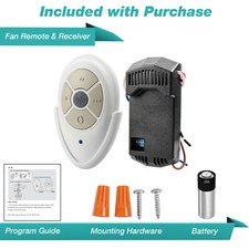 FAN-35T1 Ceiling Fan Remote Control Replacement for Harbor Breeze Hampton Bay